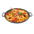 Amazon hotsale 14" cookware set cooking pot Cast Iron  Baking Pizza Pan